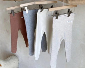 Seoul Snuggles: Basic Footed Leggings in High-Quality, Made-in-Korea