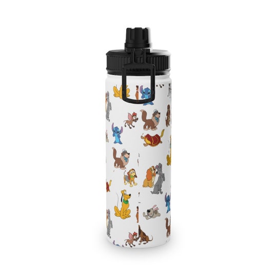 Disney Dogs stainless Steel Water Bottle, Sports Lid