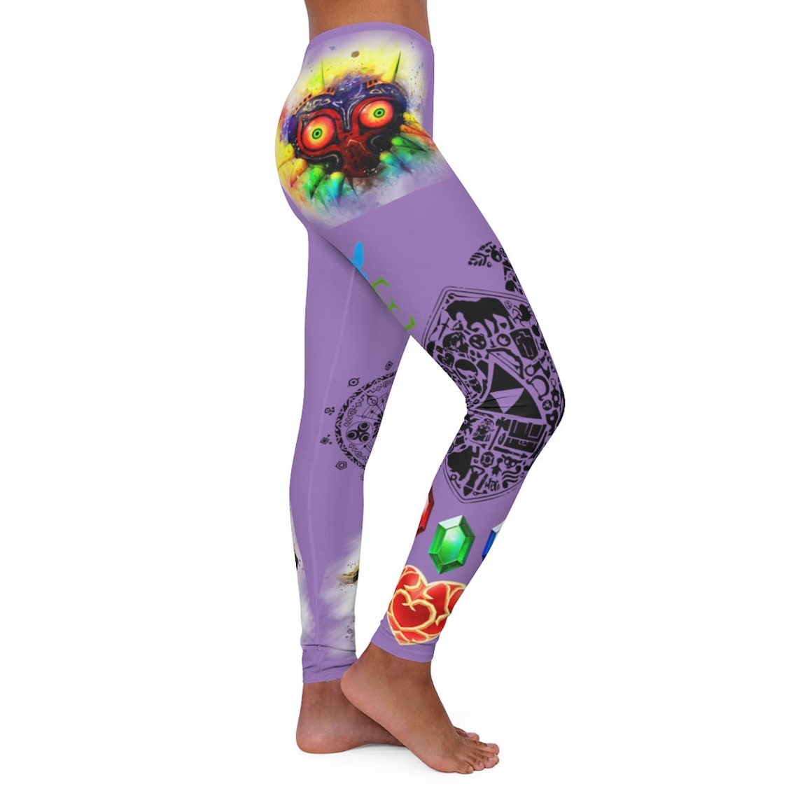 Zelda inspired Women's Spandex Leggings Etsy