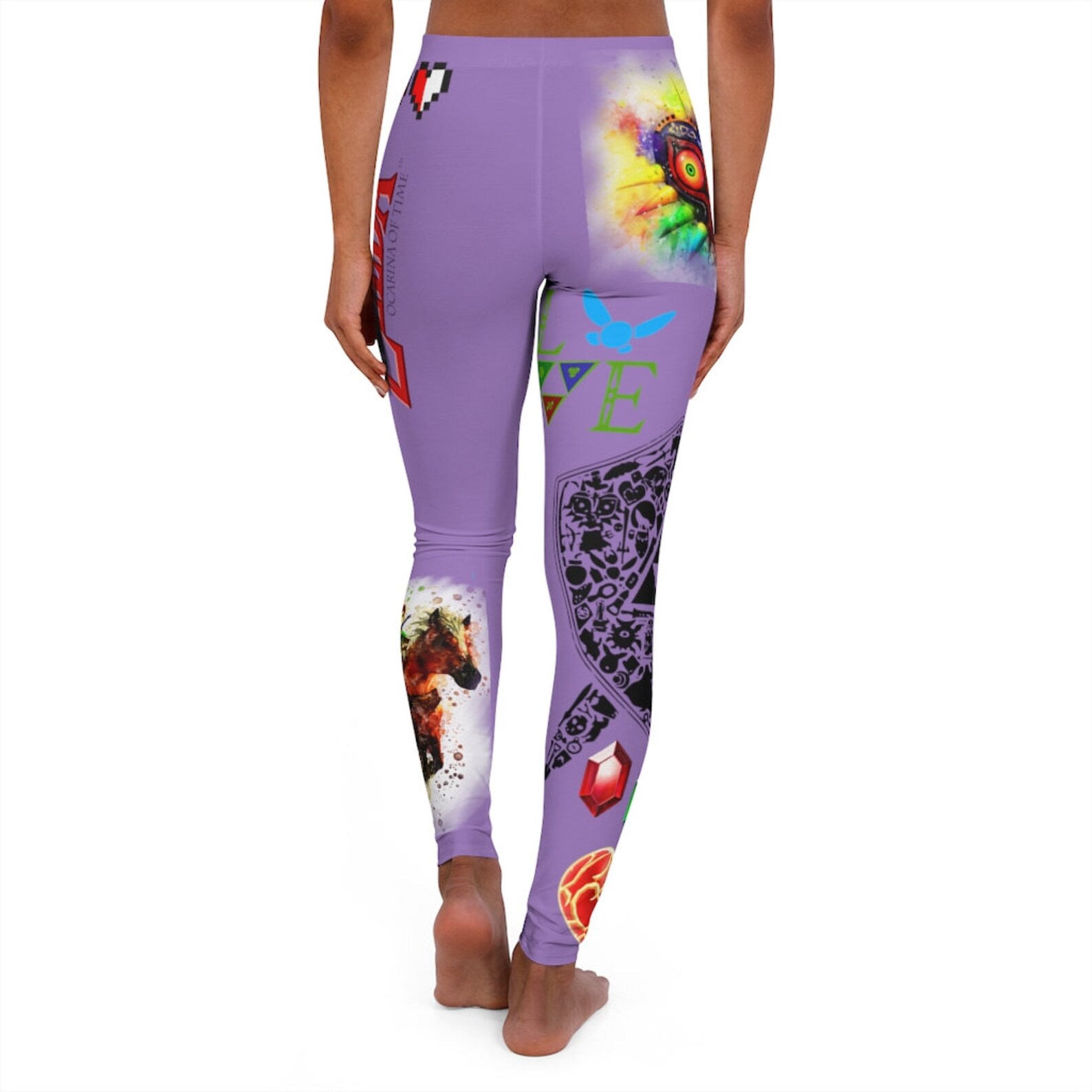 Zelda inspired Women's Spandex Leggings Etsy