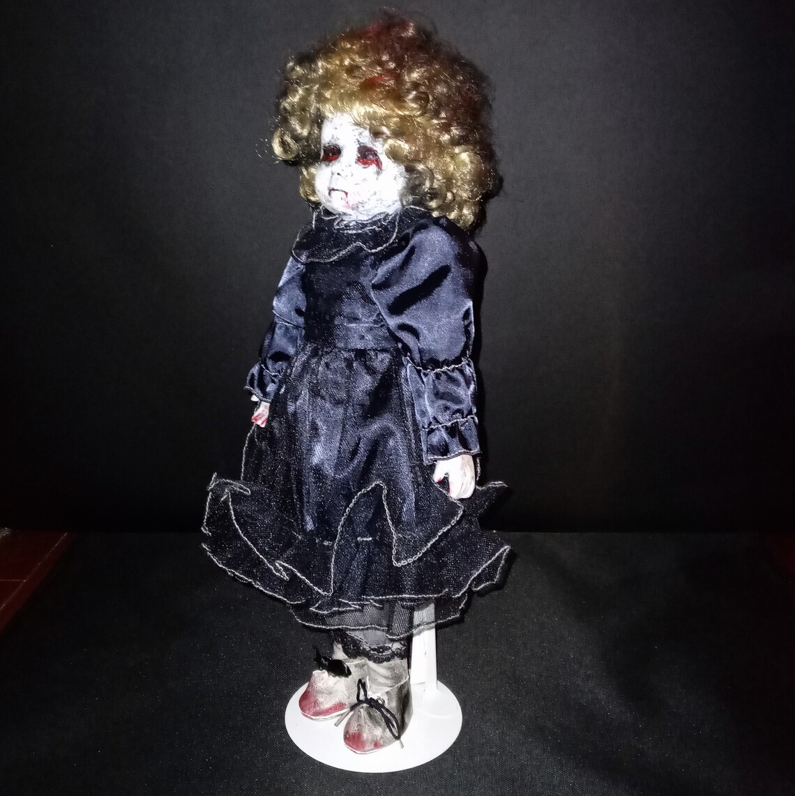 17 inch Tall Creepy Doll with MUSIC Crackled Look Spooky Etsy