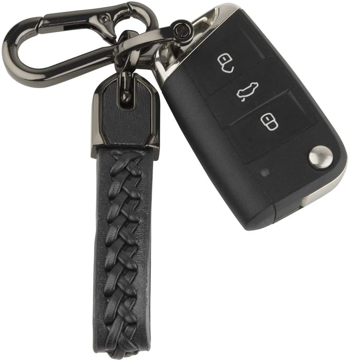 Car Key Chain Ring lanyards Genuine Leather Cord Keyring Etsy