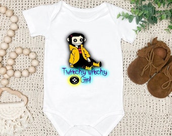 Button eyes cutie fandom Baby Onesie Bodysuit multiple designs