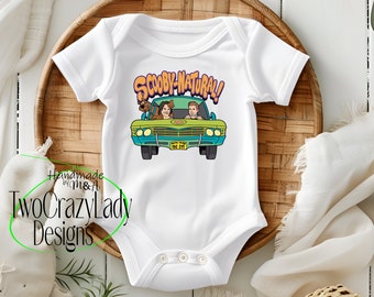 Baby SPN Onesie Bodysuit Baby shower gift demon hunter