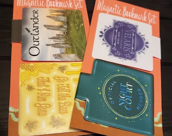 Bookmarks Magnetic Bookmark Mystery Set Gift for Book Lovers Reading Book Accessories Multiple Themes