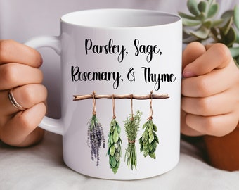 Gift 15oz Mug Garden Cottagecore Ceramic Mug Daughter Mother Friend Wife Coworker Gift Coffee Tea Mug plus Free Mystery Gift Witchy Fairy