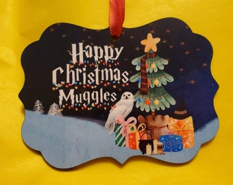 Wizard Christmas Ornaments Handmade MDF Exclusive Designs