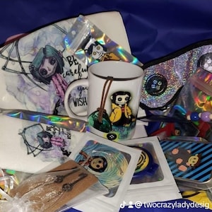 Button eyes girl other mother Themed Mystery Box gift boxes fandom box Multiple Size and price options wide variety of items great gift idea