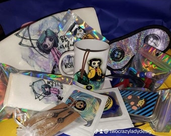 Button eyes girl other mother Themed Mystery Box gift boxes fandom box Multiple Size and price options wide variety of items great gift idea