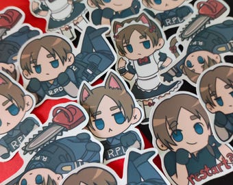 Leon S Kennedy Resident Evil Sticker Set
