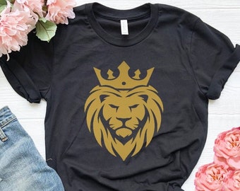 Lion T Shirt - Etsy