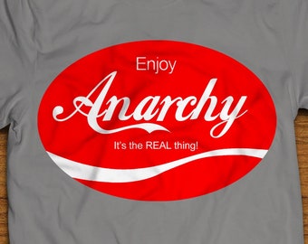 Enjoy Anarchy-T-shirt, grappig T-shirt met print