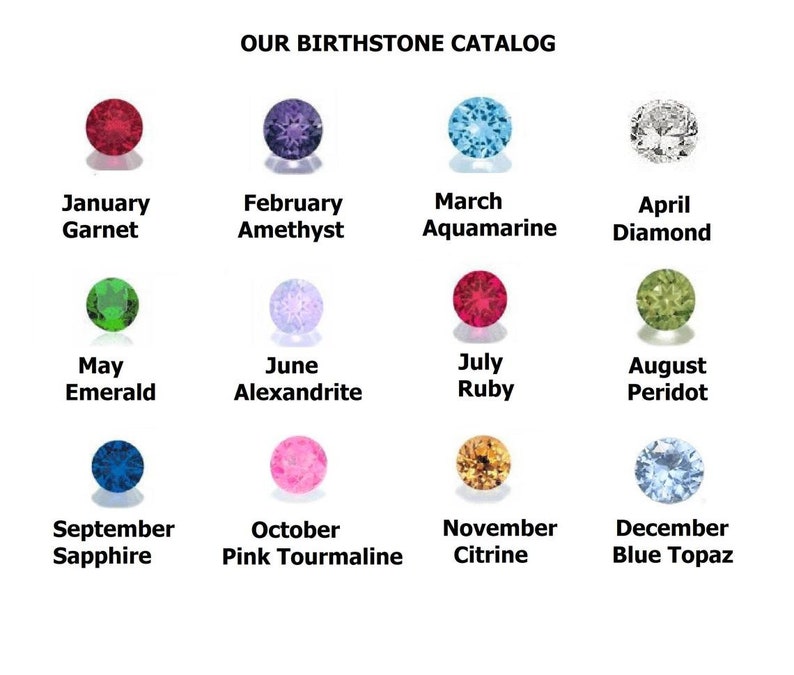 Birthstone Rings Personalized Gifts Gifts for Her Christmas Gifts Gold Custom Rings for Mom Bridesmaids Gifts Birthday Gifts image 8