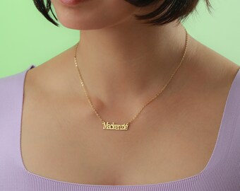 Gold Name Necklace - Etsy Canada