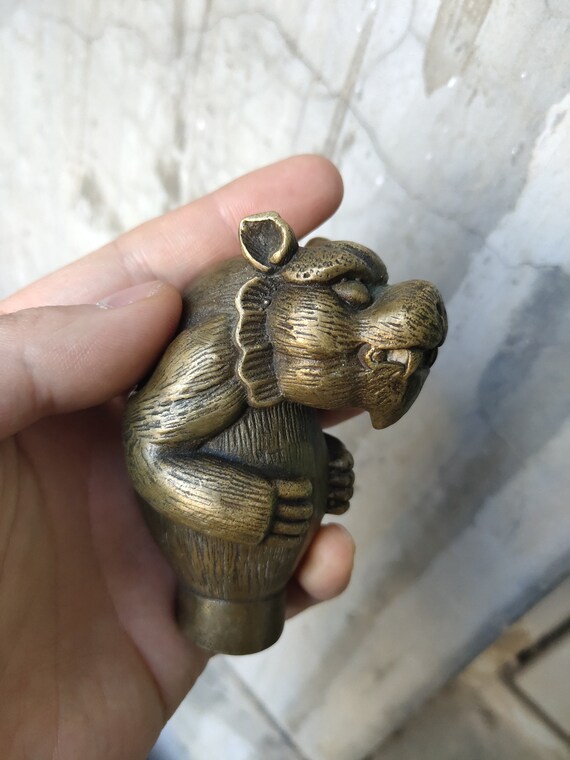 Vintage Home Decor Sculpture Statue Brass Copper Funny Tiger - Etsy Vintage Home Decor Sculpture Statue Brass Copper Funny Tiger - Etsy