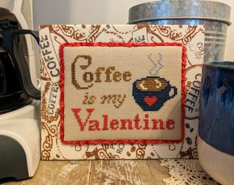 Coffee Love PDF cross stitch chart