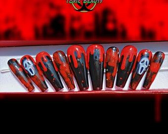 Halloween/Killer Inspired Press On nails