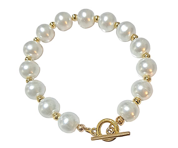 Pearl toggle deals bracelet