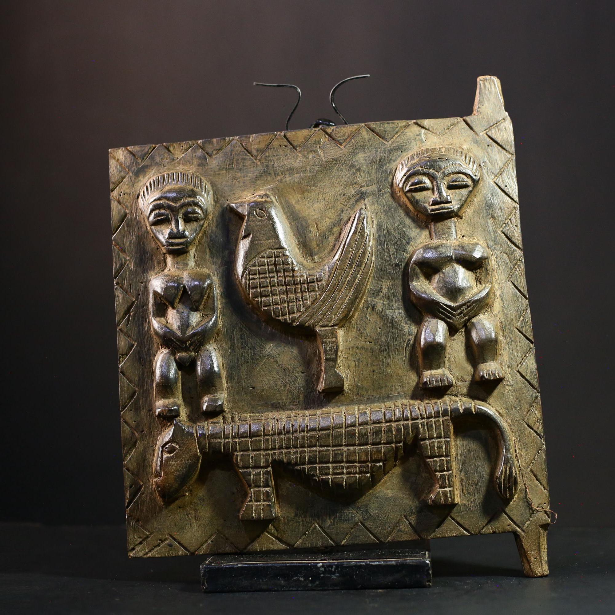 木製彫刻プレート 穀物デザイン