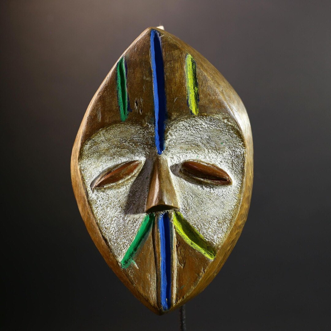 Hand Carved Lega Tribal Mask: African Bwami Society Art-g5297 - Etsy