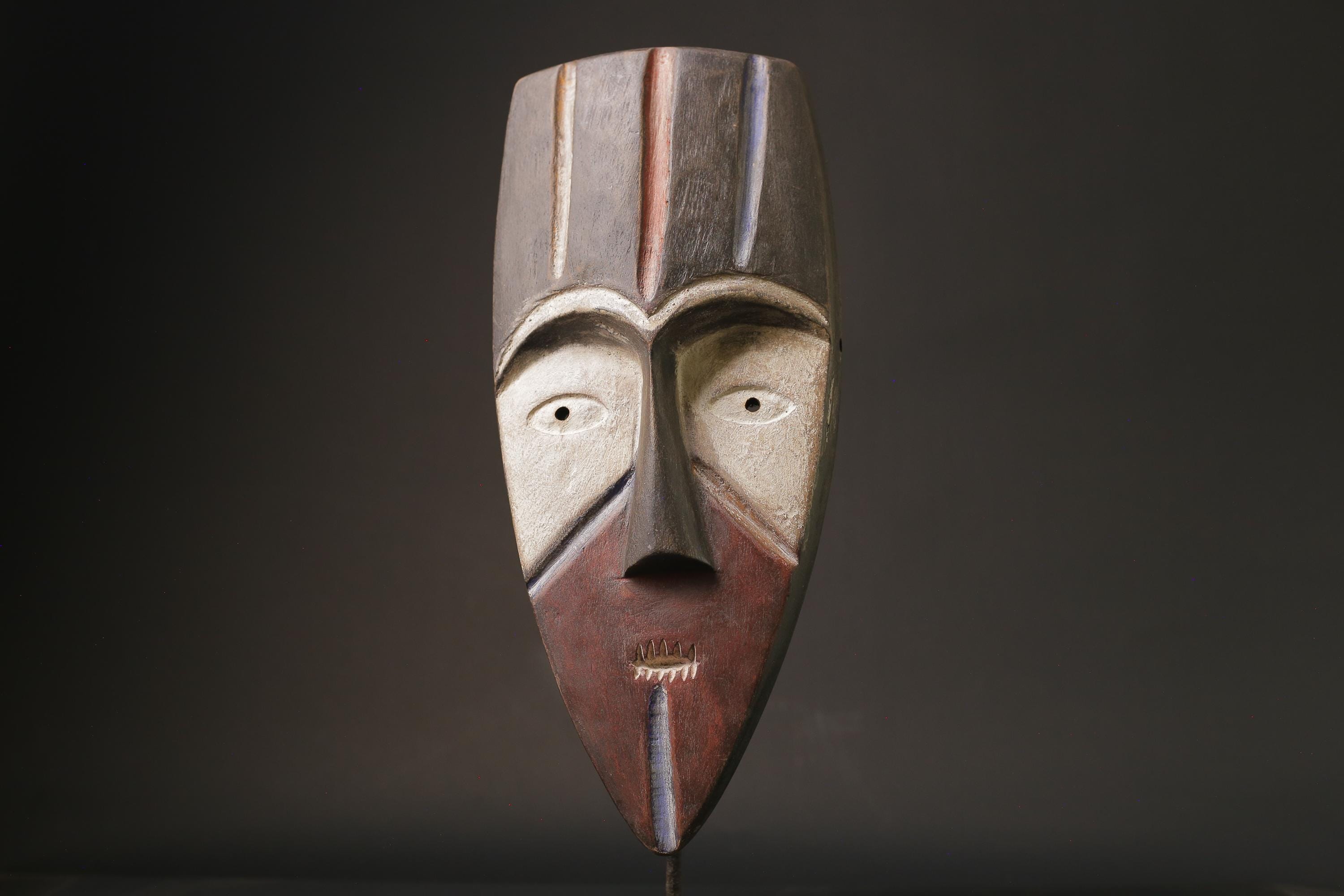 African Mask Baule Tribe Passport Mask Mali - Etsy