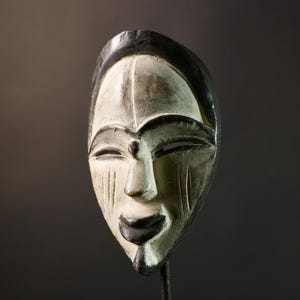 African BEGA Mask | Handmade Wooden Wall Art | Tribal Face Decor ...
