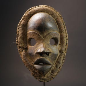 African Mask Face Tribal Wood Mask Collectibles Home Decor Masque Dan Masks for wall-G2555