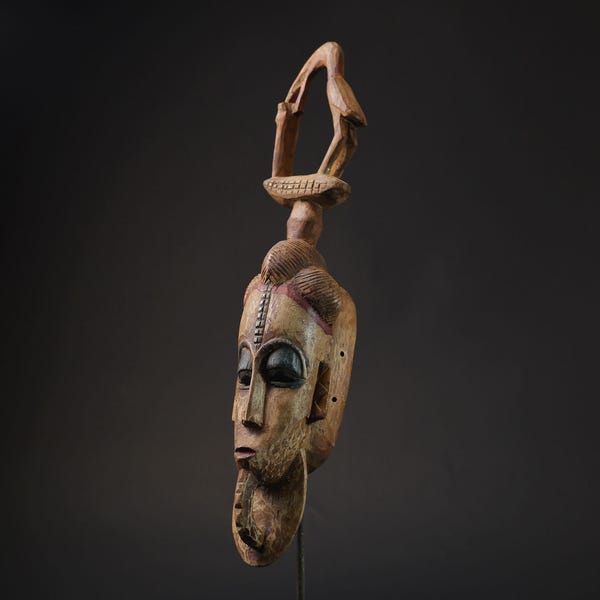 African Tribal Wood masks Guro vintage African mask large African mask masks for wall-G2425