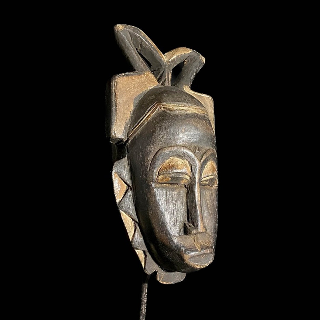 African Mask as Large African Mask African Mask Made of Solid Etsy