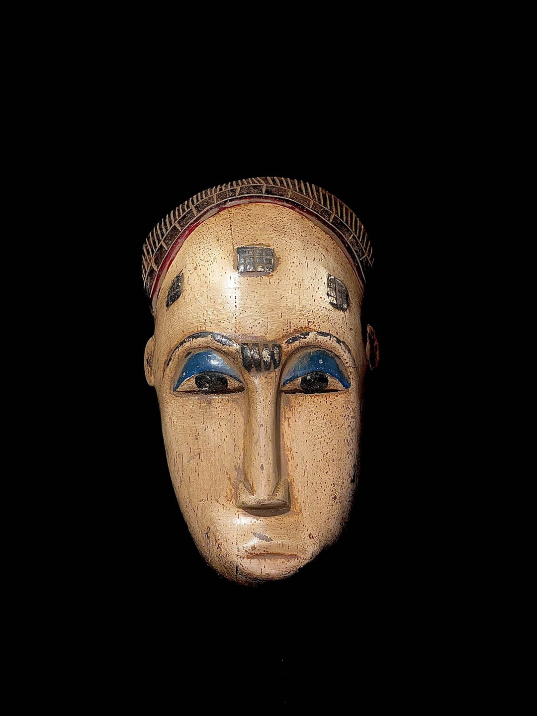 African Mask as Large African Mask Also Known as Tribal Mask Etsy