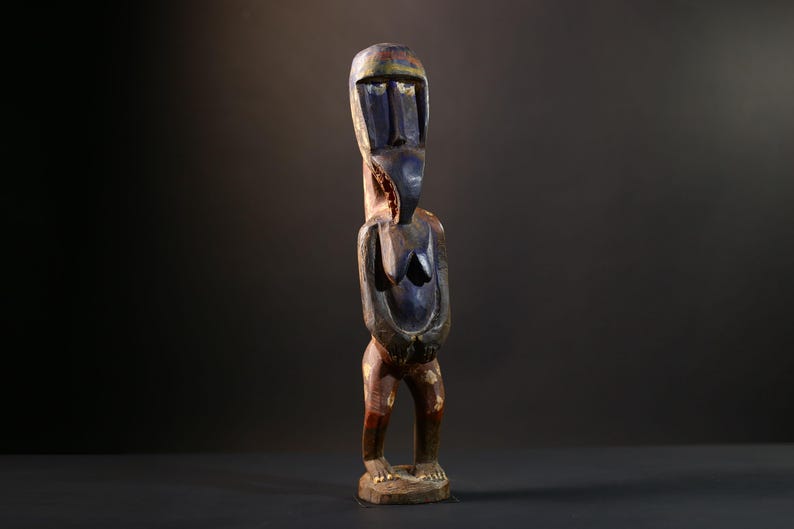 Vintage African Dan Figurine: Handcrafted Tribal Voodoo Statue-g5244 - Etsy