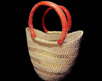 large sisal bag primitive art handmade African Sisal Bag Shopping Bag Kiondo Tote Bag Beach Bag Home Organizing sisal bag-2023