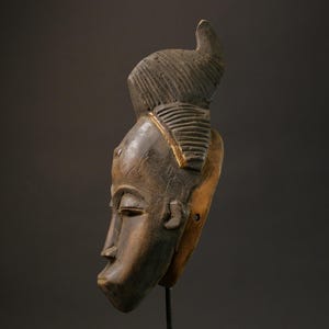 アフリカンマスク 木製 アフリカン リアルフィギュア ヴィンテージ