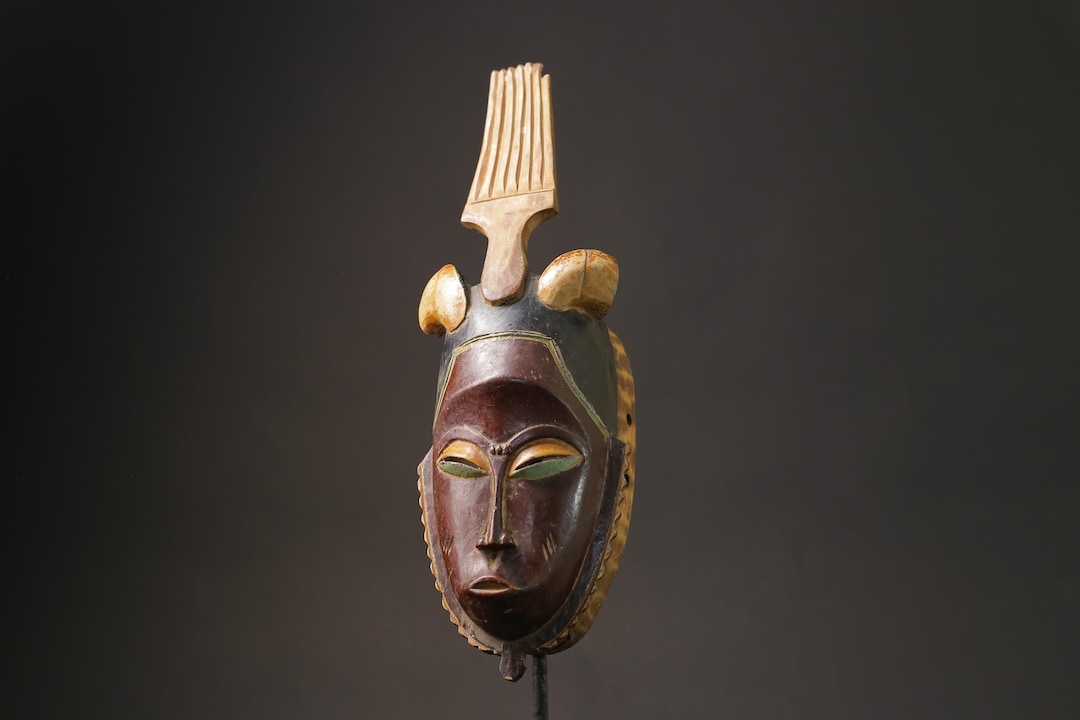 アフリカ　お面　民族　ヴィンテージ　(本物) アフリカ お面 民族 ヴィンテージ (本物) アフリカのお面