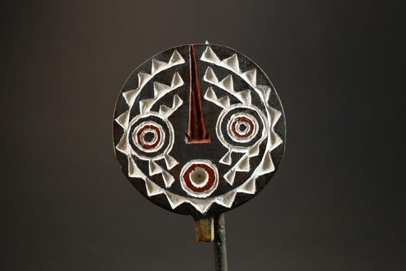 手作りのアフリカの太陽マスク：BWA ボボ族の壁飾り - G3026 - Etsy 日本