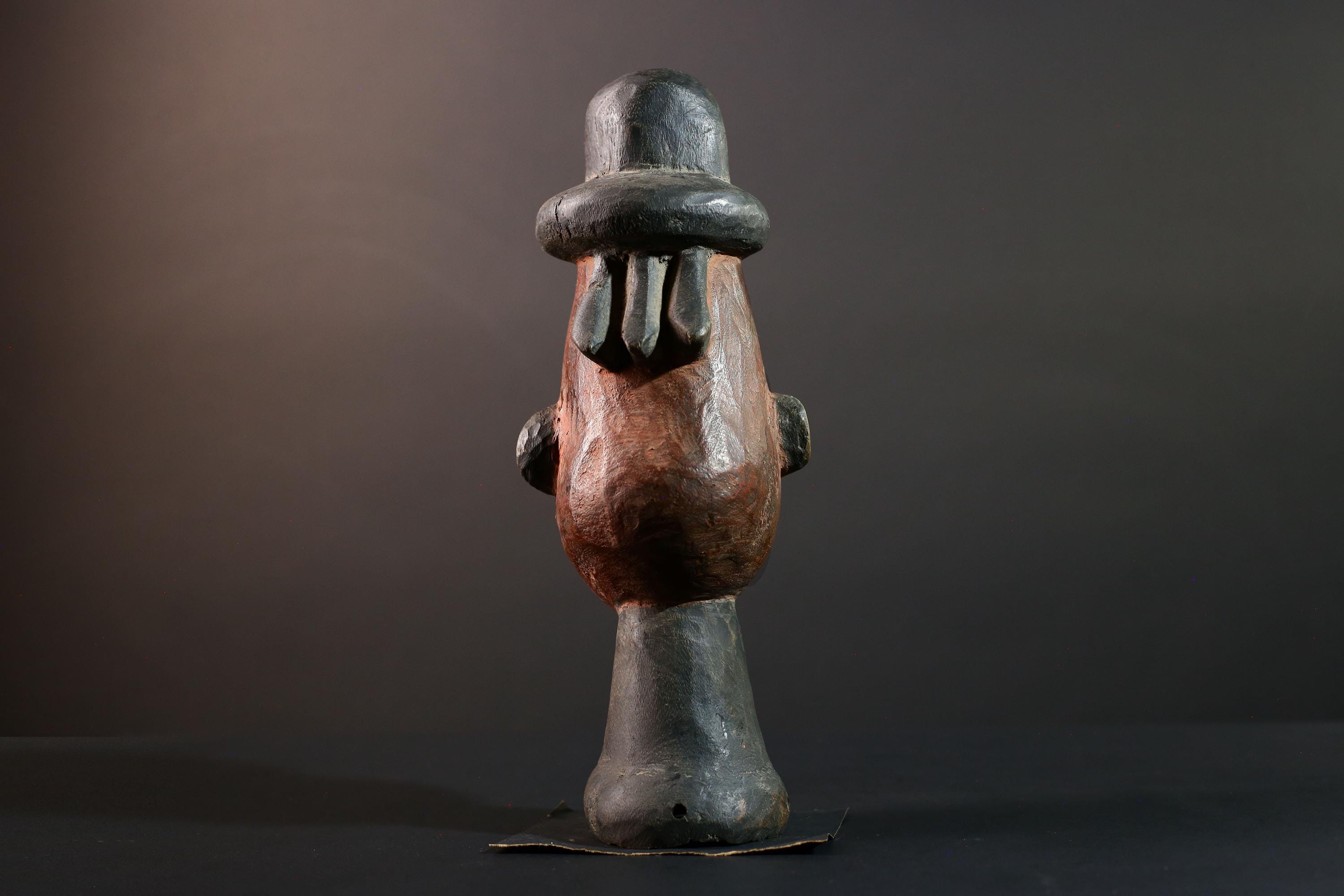 アフリカのソンイェ木彫：コンゴ部族の芸術、儀式用の像 - Etsy 日本