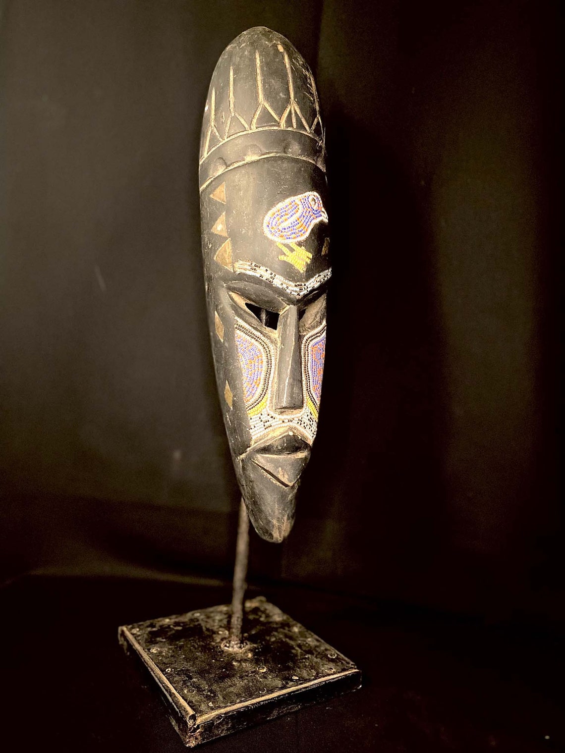 A large African mask from the Liberian tribe 98 Etsy