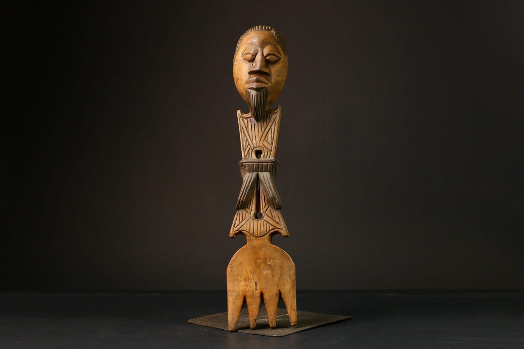 African Primitive Decor African Ashanti Comb Ghana Prestige Status Comb ...