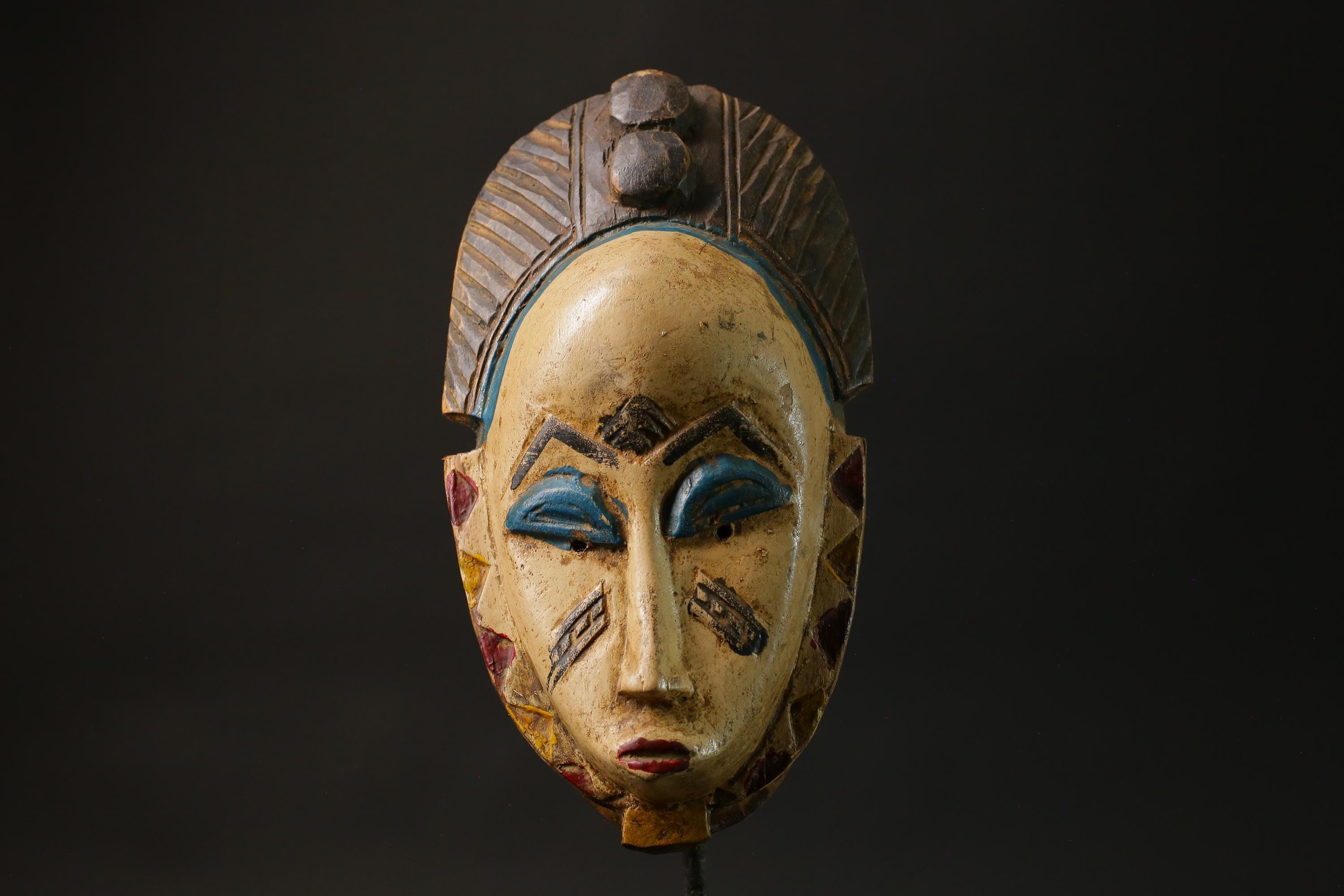 African Decor Tribal Baule Wall Hanging Home Decor Liberia Wall Hanging Masks for Wall g2731 Etsy Australia
