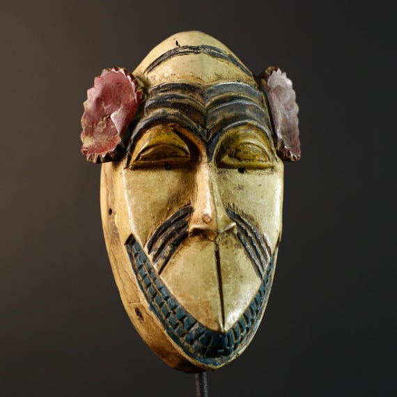 ガボン共和国 クウェレ族 kwele マスク ガボン共和国 クウェレ族 kwele マスク Gabon Kwele Mask - Hare | Bashiri