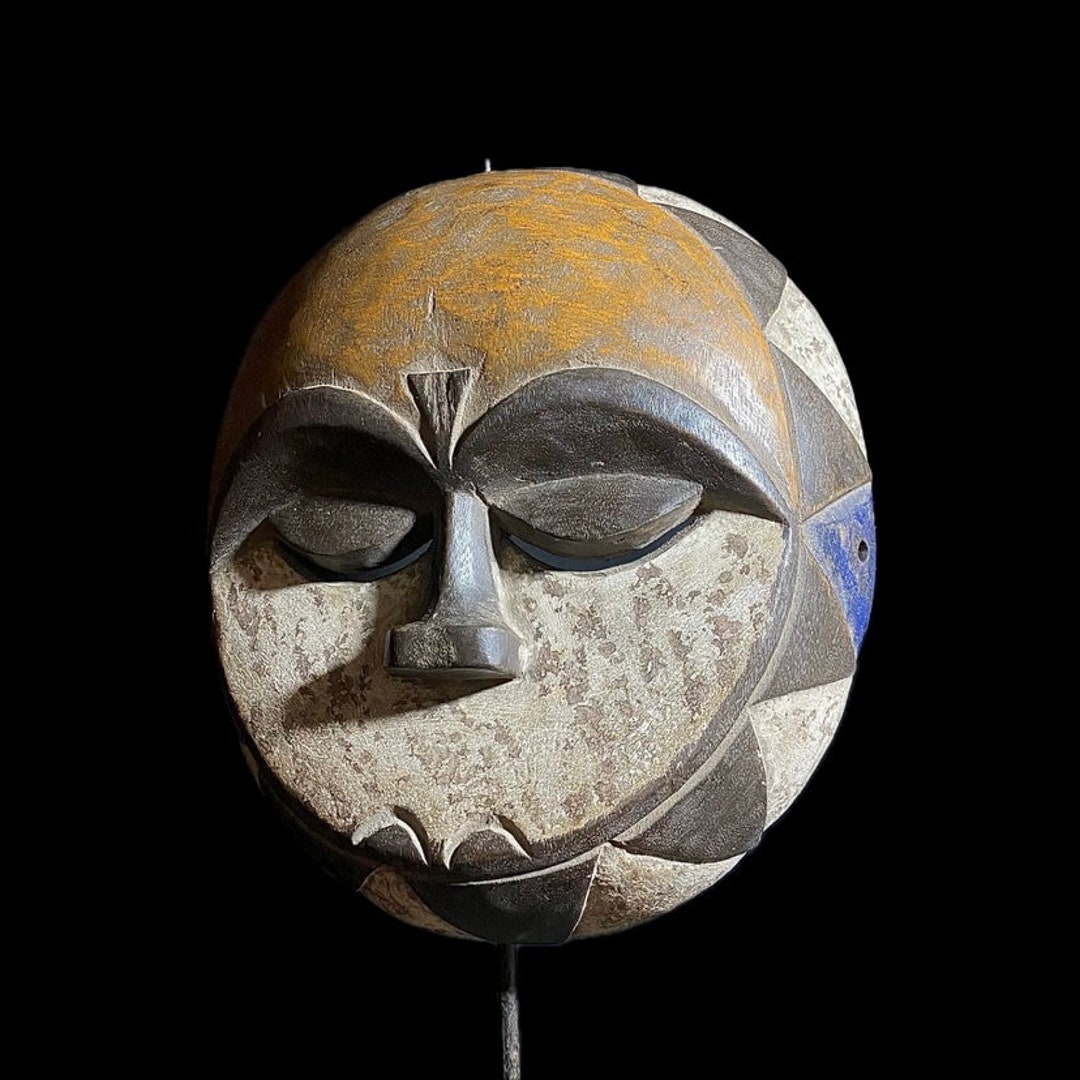 African Masks as Large African Masks Also Known as Hanging Lega Mask