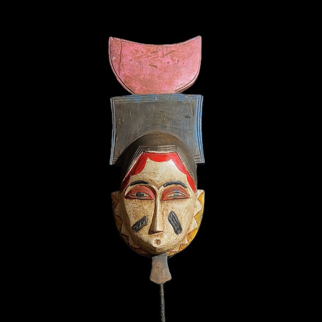 African Tribal Mask African Mask Wall Hanging Primitive Art Etsy