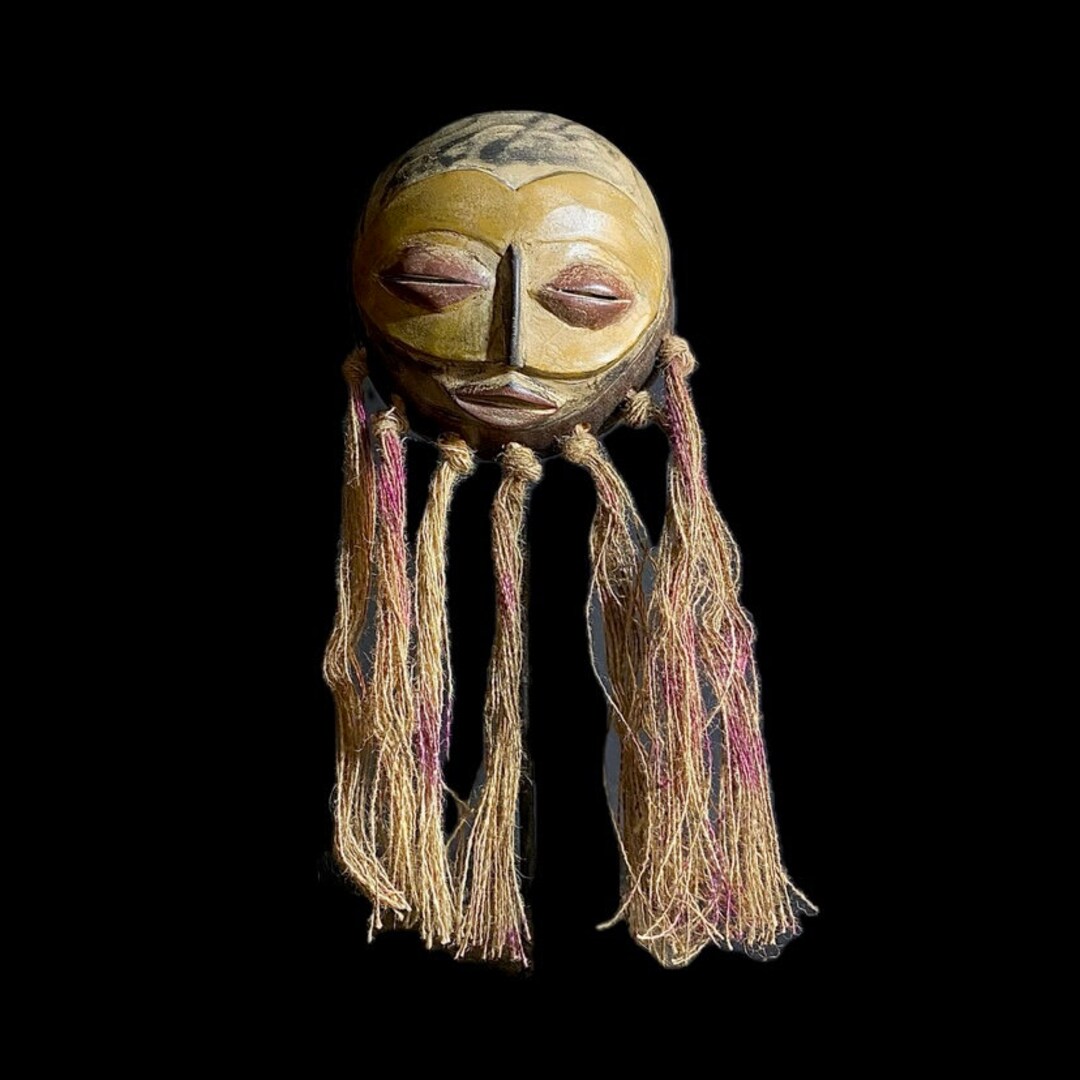 African Mask Traditional Vintage Art Tribal One Piece Home Décor Wood