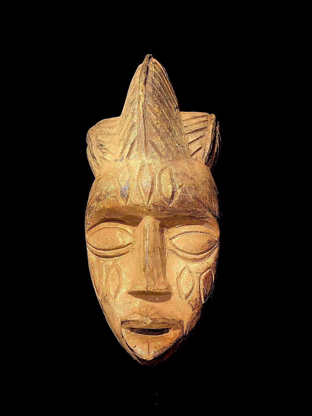 African Masks Ritual Mask Ceremonywooden Wall Hanging Mask Etsy