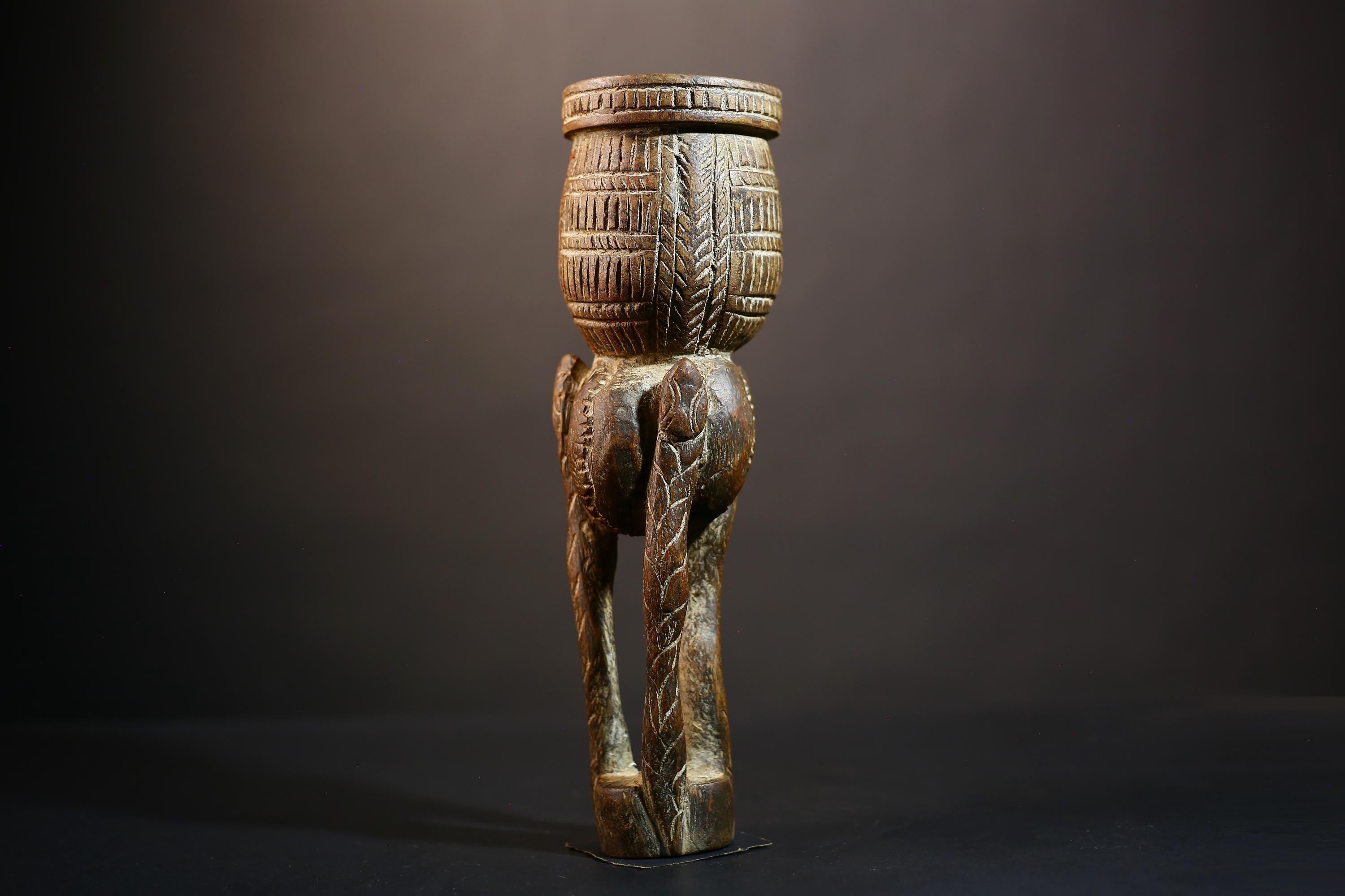 アフリカンブワウッドフィギュア：部族の室内装飾彫刻-G5007 - Etsy 日本