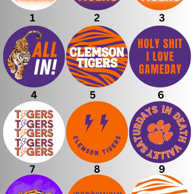 Clemson Game Day - Etsy