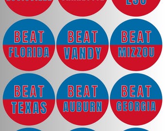 BEAT opponent buttons, game day buttons, beat opponent buttons, 2026 football buttons, 2026 football pins, game day pins