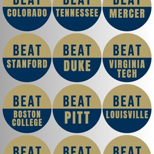BEAT opponent buttons, game day buttons, beat opponent buttons, 2026 football buttons, 2026 football pins, game day pins