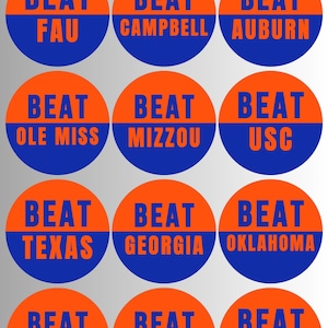 BEAT opponent buttons, game day buttons, beat opponent buttons, 2026 football buttons, 2026 football pins, game day pins