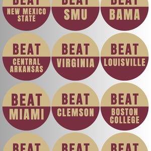 BEAT opponent buttons, game day buttons, beat opponent buttons, 2026 football buttons, 2026 football pins, game day pins